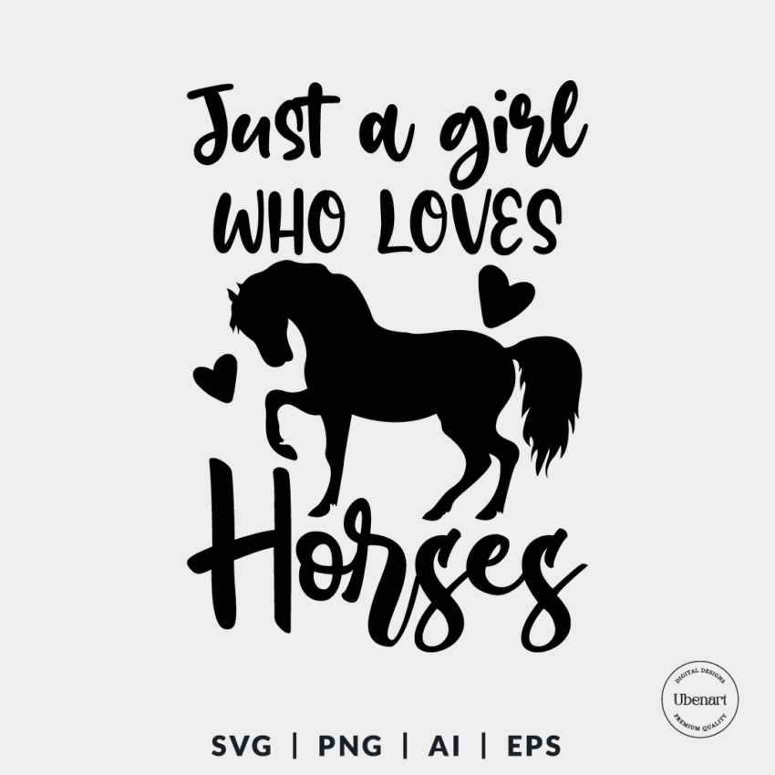 A Girl Who Loves Horses