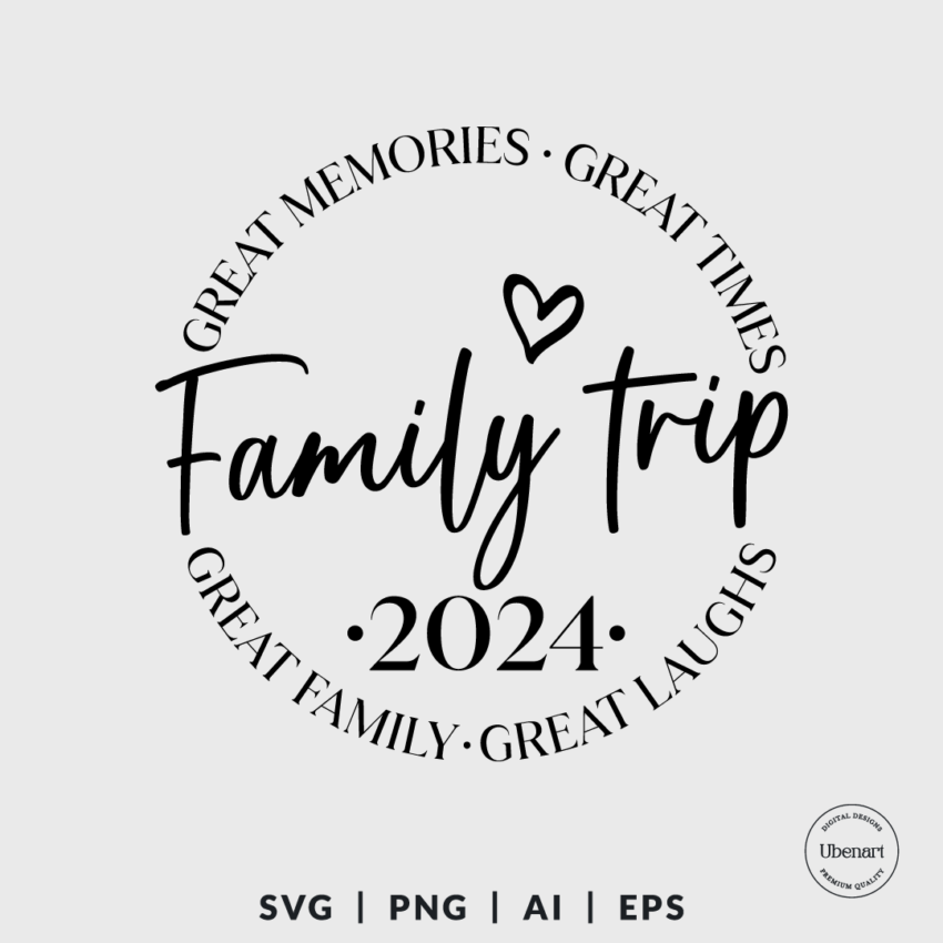 Family Trip 2024 Svg, Family Vacation Svg, Beach Vacation Svg Ubenart