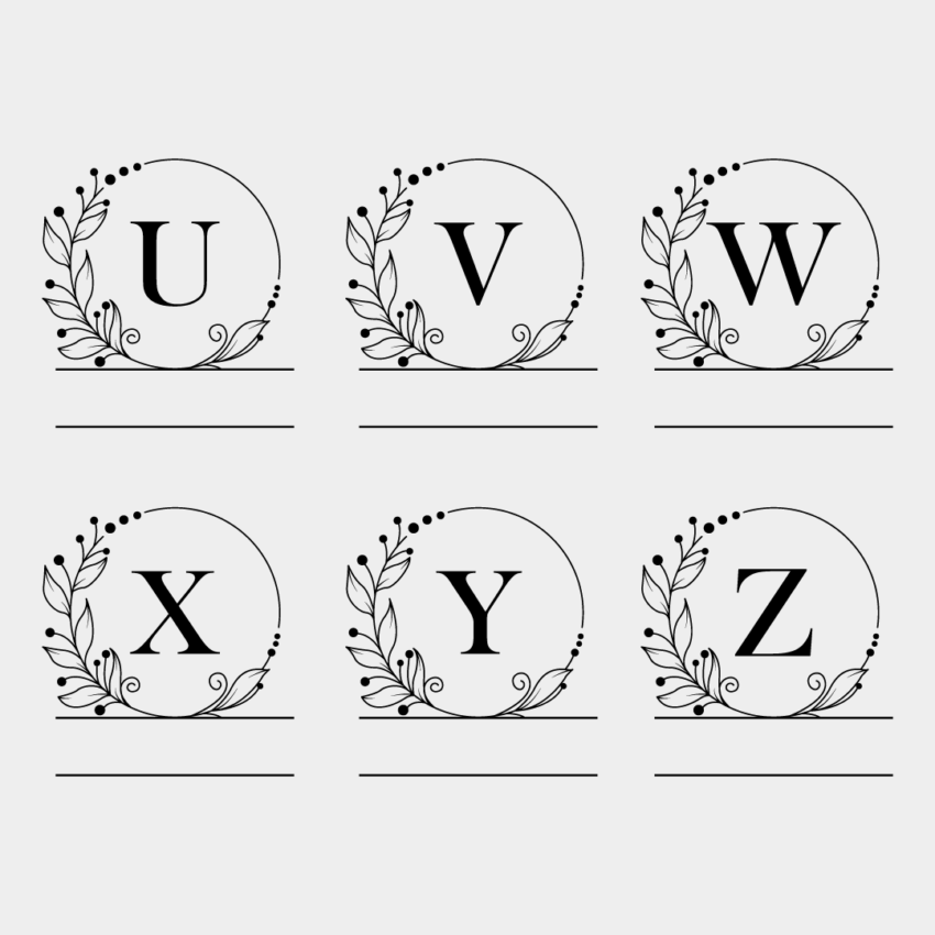 Alphabet Monogram