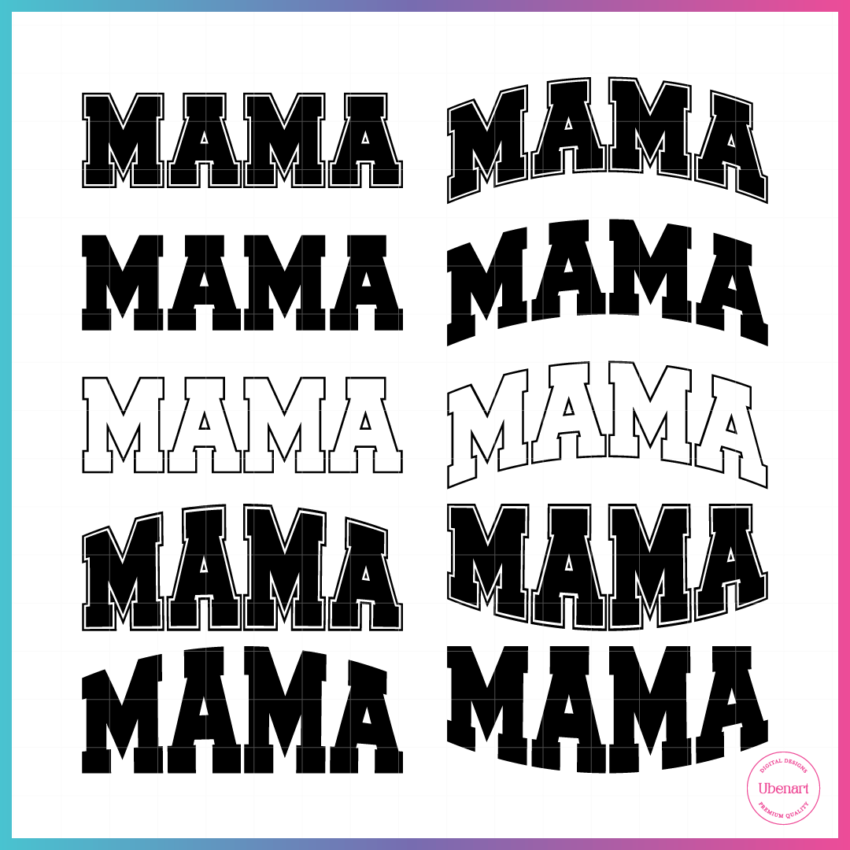 Mama Varsity Letters