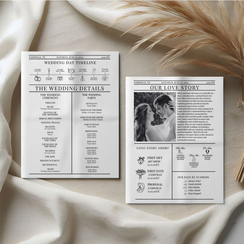 Wedding Canva Template